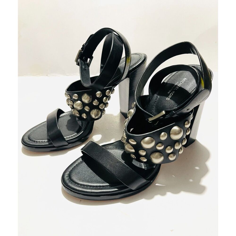Michael Michael Kors Sandals collection muriel Studded leather black women's 7.5